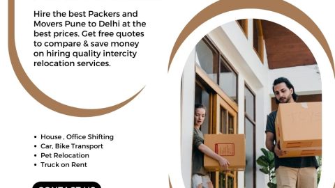 Best Packers and Movers Pune to Delhi – Intercity Shifting Service